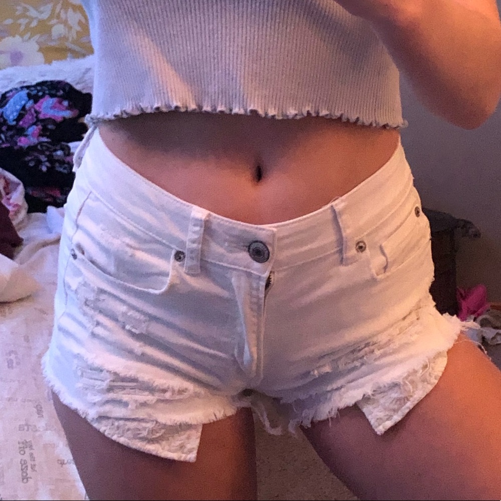 American eagle jean shorts